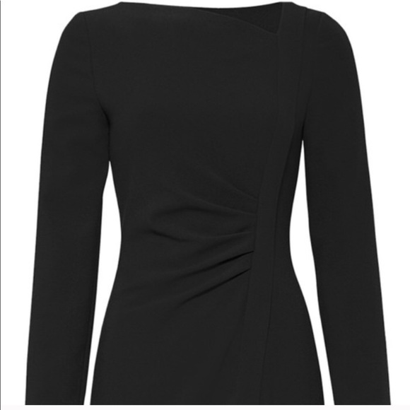 L.K. BENNETT Black Angela Long Sleeve Dress 4 - Picture 3 of 12